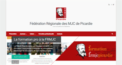 Desktop Screenshot of frmjc-picardie.com