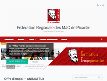 Tablet Screenshot of frmjc-picardie.com